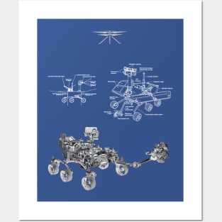 Mars Rovers and Flyer Posters and Art